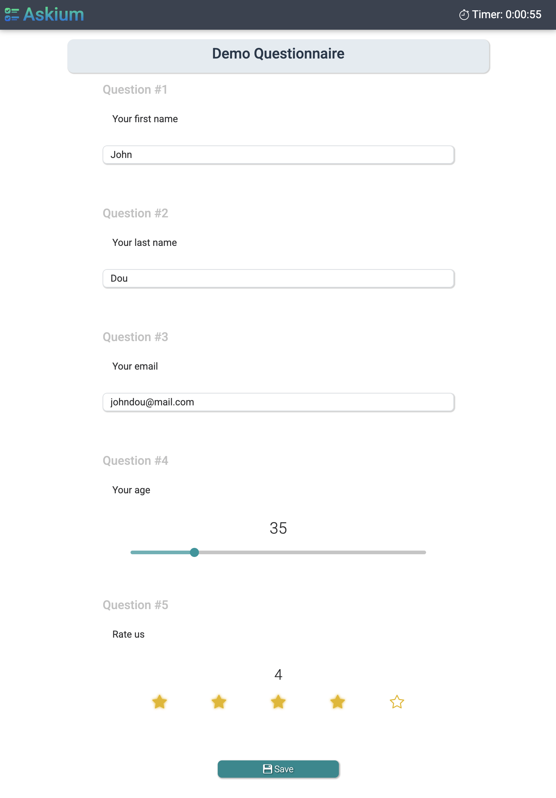 Survey Example